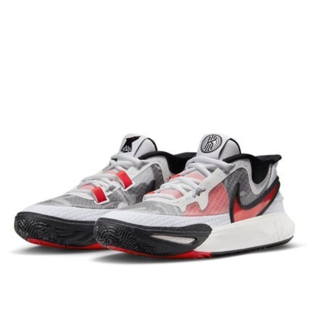 Nike KYRIE 8 (TD) White/University Red-Black Kids Size 8c Unreleased DQ8081-100